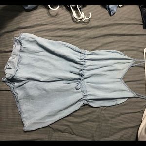Denim romper